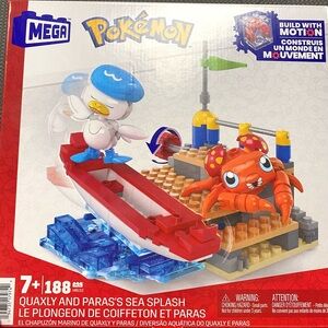 Pokémon Quaxly and Paras Building Set